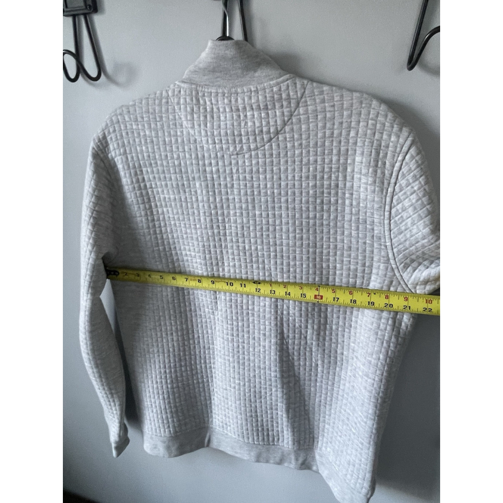 Ted Baker London, Men’s 5 (X-Large) , Full Zip Quilted Gray Sweatshirt - Picture 6 of 12